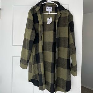 BB DAKOTA ELDRIDGE PLAID COAT